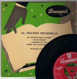 AL JOLSON , AL JOLSON MEMORIAL - EP