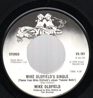 MIKE OLDFIELD , TUBULAR BELLS THEME / FROGGY WENT A-COURTING 