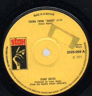 ISAAC HAYES  , THEME FROM SHAFT / CAFE REGIO'S 