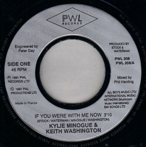 KYLIE MINOGUE & KEITH WASHINGTON, IF YOU WERE WITH ME NOW 