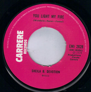 SHEILA B.DEVOTION, YOU LIGHT MY FIRE