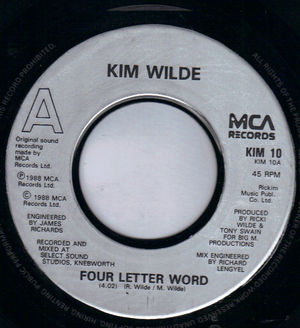 KIM WILDE , FOUR LETTER WORLD