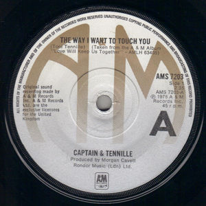 CAPTAIN & TENNILLE , THE WAY I WANT TO TOUCH YOU / BRODDY BOUNCE