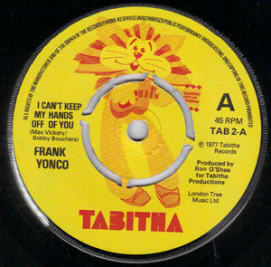 FRANK YONCO, I CAN'T KEEP MY HANDS OF YOU / EARLY SUNDAY MORNING 