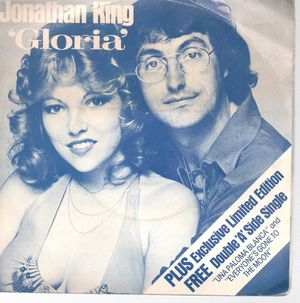 JONATHAN KING,  RECORD ONE) GLORIA / MENTAL DISEASES - RECORD TWO) UNA PALOMA BLANCA / EVERYONE'S GONE TO THE MOON