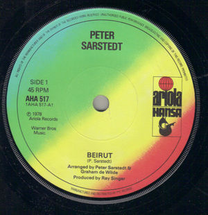 PETER SARSTEDT , BEIRUT / HOLLYWOOD SIGN 