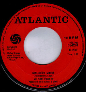 WILSON PICKETT, MINI-SKIRT MINNIE / BACK IN YOUR ARMS 