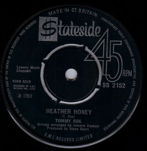 TOMMY ROE, HEATHER HONEY / MONEY IS MY PAY