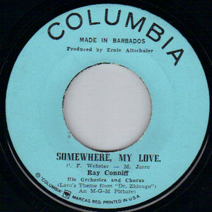 RAY CONNIFF , SOMEWHERE MY LOVE / MIDSUMMER IN SWEDEN