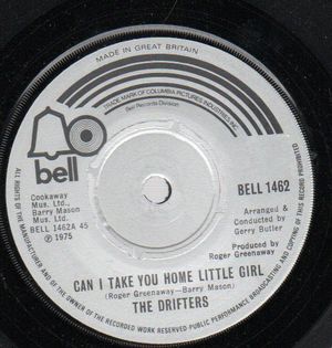 DRIFTERS , CAN I TAKE YOU HOME LITTLE GIRL / PLEASE HELP ME DOWN 