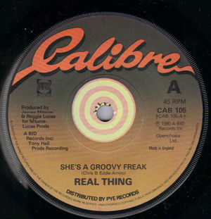 REAL THING , SHE'S A GROOVY FREAK / IT'S THE REAL THING 
