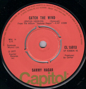 SAMMY HAGAR , CATCH THE WIND / ROCK N ROLL WEEKEND 