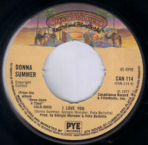 DONNA SUMMER , I LOVE YOU / ONCE UPON A TIME 