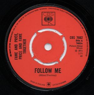 FAME AND PRICE , FOLLOW ME / SERGEANT JOBSWORTH
