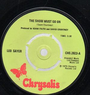 LEO SAYER, THE SHOW MUST GO ON / TOMORROW