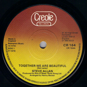 STEVE ALLAN, TOGETHER WE ARE BEAUTIFUL / ALL MINE