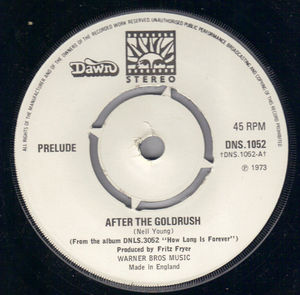 PRELUDE, AFTER THE GOLDRUSH / JOHNSON BOY 