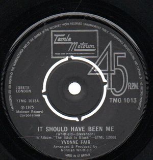 YVONNE FAIR , IT SHOULD HAVE BEEN ME / YOU CAN'T JUDGE A BOOK BY IT'S COVER 