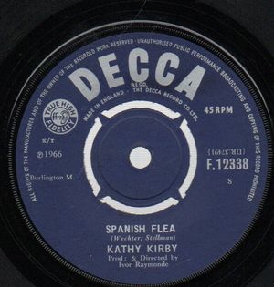 KATHY KIRBY , SPANISH FLEA /  TILL THE END OF TIME