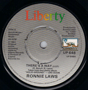RONNIE LAWS, THERES A WAY / YOUR STUFF