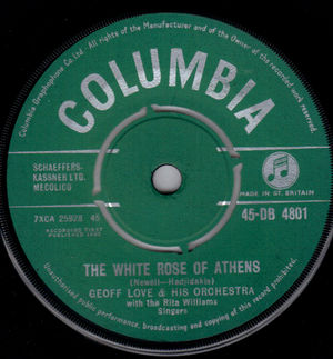 GEOFF LOVE, THE WHITE ROSE OF ATHENS / NIANA 