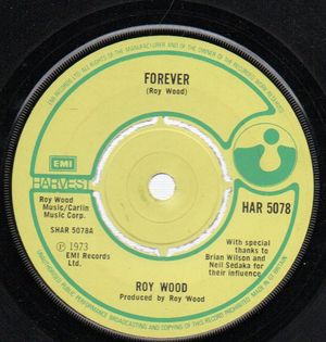 ROY WOOD , FOREVER / MUSIC TO COMMIT SUICIDE BY 