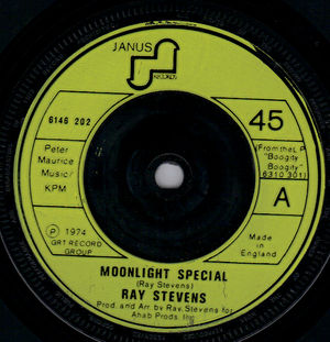 RAY STEVENS, MOONLIGHT SPECIAL / JUST SO PROUD TO BE HERE 