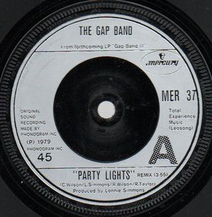 GAP BAND , PARTY LIGHTS / BABY BABA BOOGIE