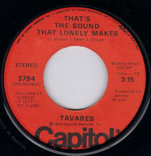 TAVARES, THAT'S THE SOUND THAT LONELY MAKES / LITTLE GIRL