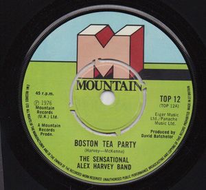 SENSATIONAL ALEX HARVEY BAND , BOSTON TEA PARTY / SULTANS CHOICE (looks unplayed)