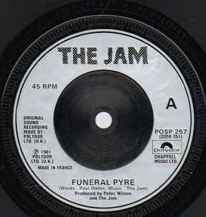 THE JAM, FUNERAL PYRE / DISGUISES