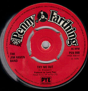JIM HAVEN BAND , TRY ME OUT / INSTRUMENTAL