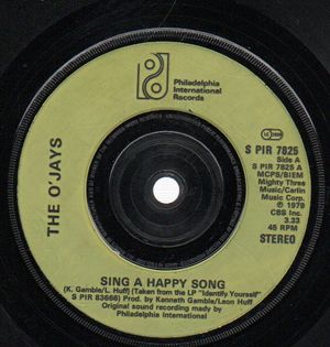 OJAYS, SING A HAPPY SONG / ONE IN A MILLION (GIRL)