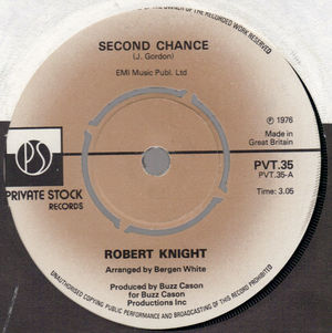 ROBERT KNIGHT  , SECOND CHANCE / GLITTER LADY