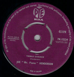 JOE HENDERSON , TREBLE CHANCE / FLIRTATION WALTZ