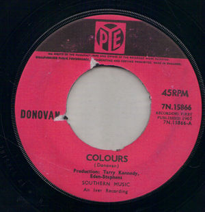 DONOVAN , COLOURS / TO SING FOR YOU 