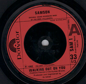 SAMSON , WALKING OUT ON YOU / BRIGHT LIGHTS