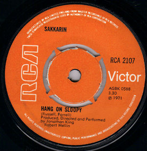 SAKKARIN, HANG ON SLOOPY / WHAT YOU THINK IS JUST A JOKE