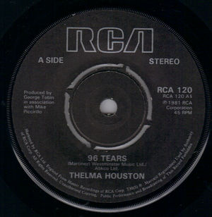 THELMA HOUSTON , 96 TEARS / THERES NO RUNNIN' AWAY FROM LOVE 