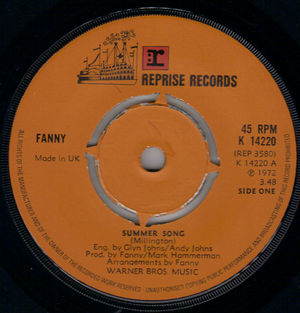 FANNY, SUMMER SONG / BORROWED TIME 