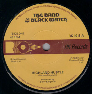 BAND OF THE BLACK WATCH , HIGHLAND HUSTLE / HACKLE RED