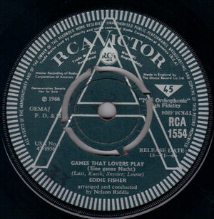 EDDIE FISHER , GAMES THAT LOVERS PLAY / MAME