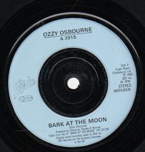 OZZY OSBOURNE, SO TIRED / BARK AT THE MOON (LIVE)