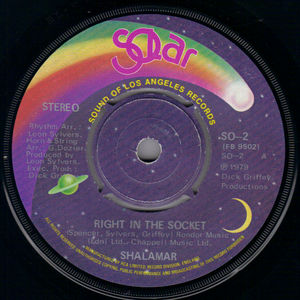 SHALAMAR, RIGHT IN THE SOCKET / THE RIGHT TIME FOR US