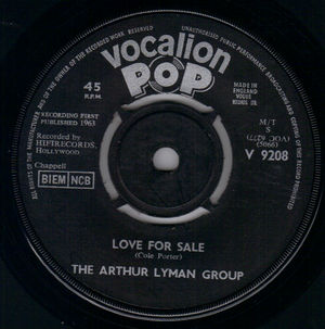 ARTHUR LYMAN, LOVE FOR SALE / IT'S SO RIGHT TO LOVE 
