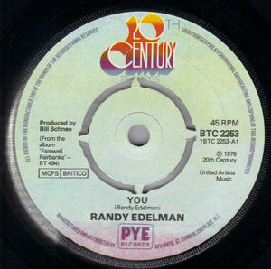 RANDY EDELMAN , YOU / BLUE STREET 
