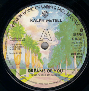RALPH McTELL , DREAMS OF YOU / SWEET FORGIVENESS 