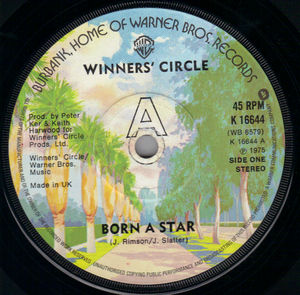 WINNERS CIRCLE , BORN A STAR / DISCO VERSION 