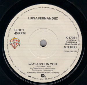 LUISA FERNANDEZ , LAY LOVE ON YOU / MAKE ME FEEL ALRIGHT 