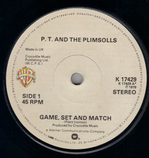 PT AND THE PLIMSOLLS, GAME SET AND MATCH / TENNIS REFEREE